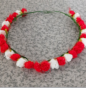 Artificial Flower Hair Crown